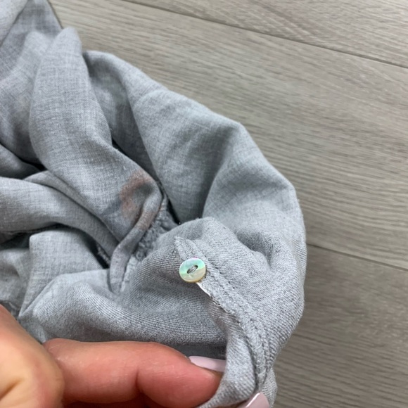 Zara Floral Print Ruffle Skirt Long Sleeve Grey Mini Dress - Picture 6 of 8